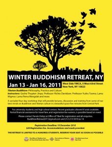 Winter Buddhism Retreat _ Flyer