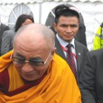 His Holiness the Dalai Lama with his blind Irish friend, Richard Moor