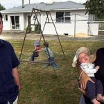 Peter Foster and his family