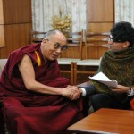 His Holiness the Dalai with Anirudh Mathur