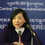 Chidrel Kalon Dicki Chhoyang addressing the Press at DIIR Auditorium. Photo DIIR