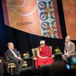 His Holiness the Dalai Lama participating in panel discussion on “Neuroscience and the Emerging Mind: A Conversation on Human Consciousness and Compassion.”