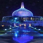 His Holiness the Dalai Lama inaugurates Karuna or Compassion Stupa