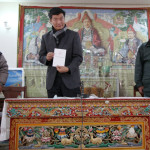 Sikyong Dr Lobsang Sangay releasing the white paper, 'Why Tibet is Burning?' at the Kashag Secretariat on January 28, 2013