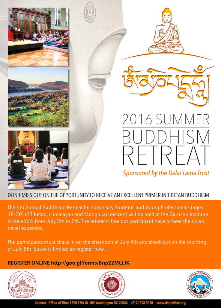 2016 Summer Buddhism Retreat